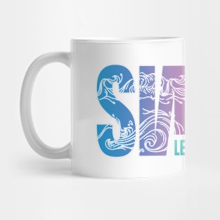 Swim Creative Waves Design Mug